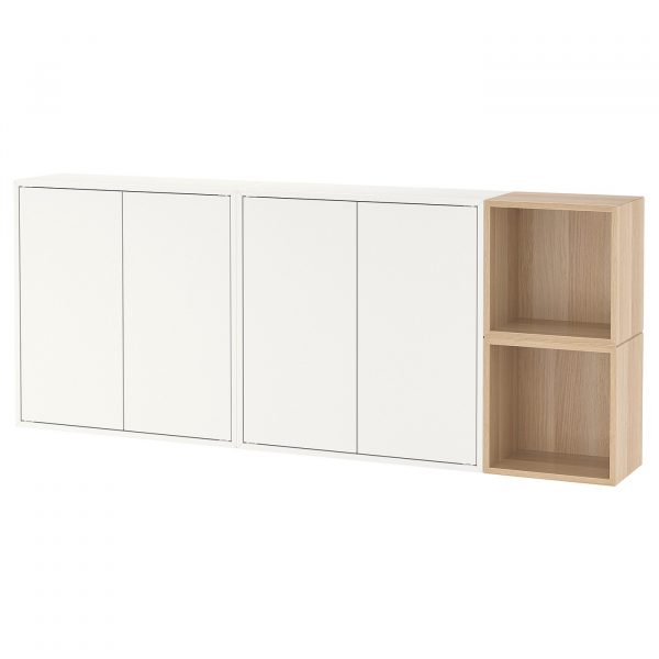 eket wall mounted cabinet combination white white stained oak effect 0709209 pe726880 s5